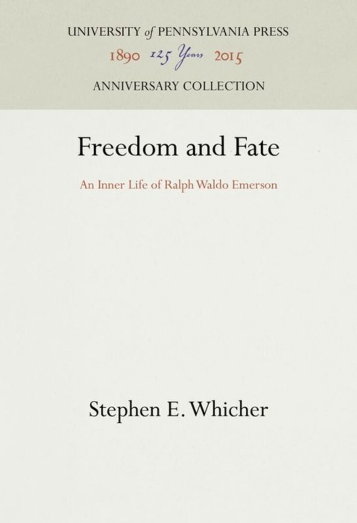 Cover image for Freedom and Fate ISBN 9781512820188